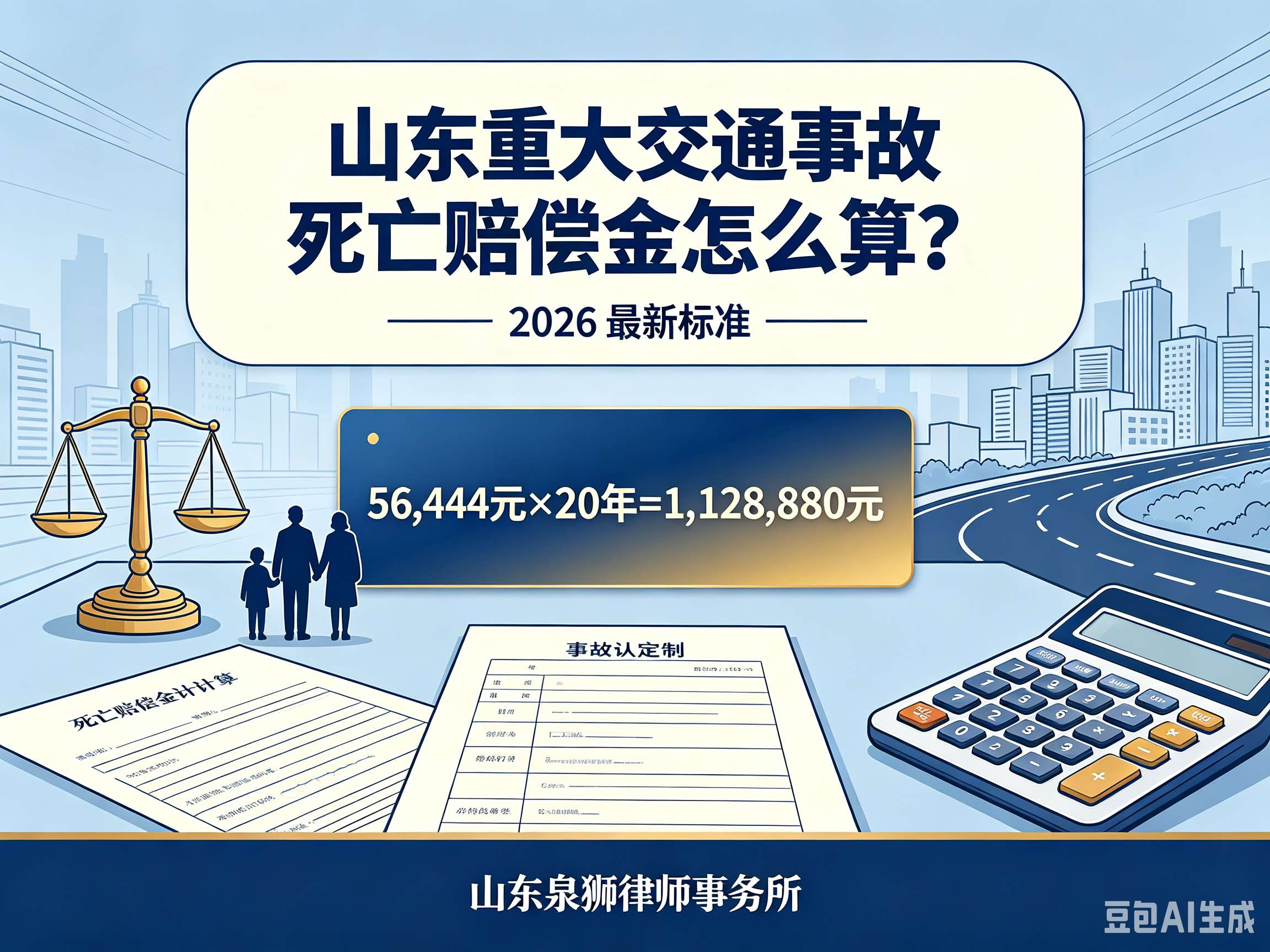 标题：山东重大交通事故死亡赔偿金怎么算.jpg